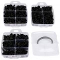 Ocpty 635pcs Nylon Bumper Fasteners Fender Rivet Clips Push Type Car Retainer Kit Fit For Gm Toyota Honda Ford