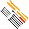 Ocpty 635pcs Nylon Bumper Fasteners Fender Rivet Clips Push Type Car Retainer Kit Fit For Gm Toyota Honda Ford