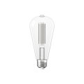 Ge Light Form Silver Filament Soft White 40w St19 2 Bulbs 