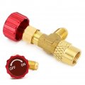 R410a Charging Valve Adapter 1 4 Sae Male To 5 16 Famale 