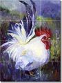 Lil Boss Japanese Bantam By Diane Williams Rooster Ceramic Tile Mural 17 X 12 75 Kitchen Shower Backsplash 