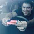 Autoboxclub Ez Pass Holder Toll For Most Us States Windshield Mount Easy To Install And Remove With 4pcs Toll Mounting Strips 