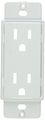 Taymac Mwad20w Masque 5000 Series Nonmetallic Adapter Plates Duplex White Textured 