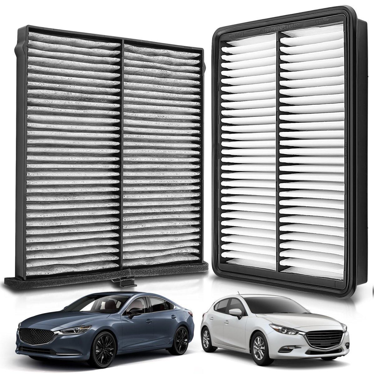 Cf11811 Ca11259 Cabin Engine Air Filter Kit Fits For Mazda 3 2014-2018 6 2 5l 2014-2021 Cx-5 Cx5 2013-2025 Not Diesel Re