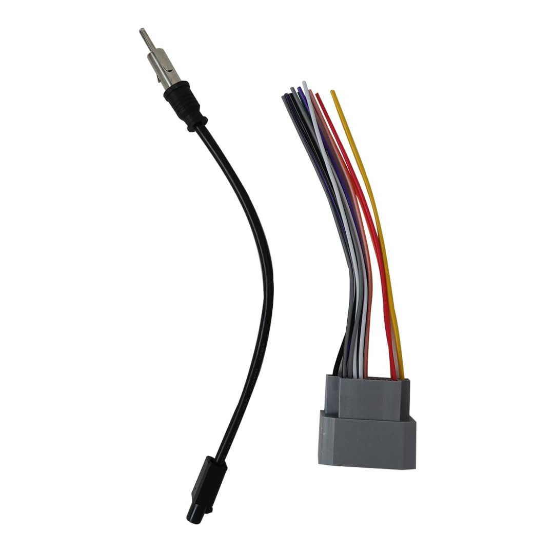 Car Stereo Radio Cable Adapter Wire Harness And Antenna Replacement For Dodge Charger 2008 2010 Jeep Vehicles