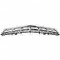 Hecasa Bumper Lower Grille Compatible With 2013-2016 Cadillac Srx Silvery Abs Front Mesh Grill Hood Replacement For 22739004