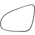 Left Side Door Mirror Glass- For 2012-2017 Toyota Camry Yaris W O Heated Rm72070-12p 