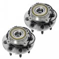 Set Of 2 Front Wheel Hub And Bearing Rh Lh Assembly For 2003-2005 Dodge Ram 2500 3500 8-lug W Abs 515061 