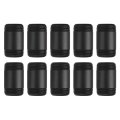 10 Pack 1in X 2in Galvanized Male Threaded Pipes Black Pre Cut Plumbing Pipe Fittings For Diy Furniture Shelving Table And Home 