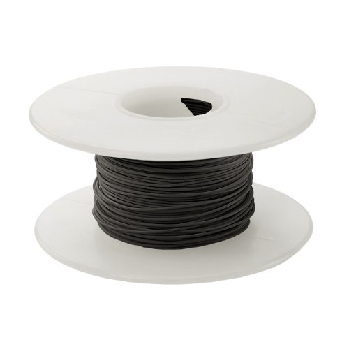 Jonard R30blk-1000 Kynar Insulated Silver Plated Copper Wire 30 Awg Size 0 0195 Insulation Diameter 1000 Length Black
