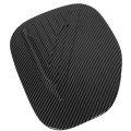 Carbon Fiber Style Car Charging Port Cover Trim Rust Proof Exterior Accessory For Electric Vehicles 2021 Models