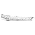 Honda Civic Coupe Abs Plastic Diamond Mesh Style Front Upper Bumper Grille Chrome 
