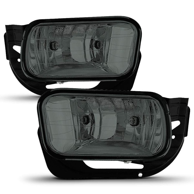 2009-2012 Dodge Ram 1500 10-18 2500 3500 Smoked Lens Bumper Fog Lights Lamps Assembly Driver Passenger