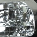 Auto Dynasty Fo2502177 Oe Style Driver Left Side Chrome Housing Headlight Lamp Compatible With Ford Mustang 99-04