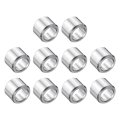 10 Pcs Stainless Steel Spacer 4 Bore X 3 8 Od Length Screw Bushing Plain Finish Round Metal For 1 Screws Bolts And Rods 