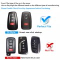 Toyota Key Fob Cover With Keychain For Rav4 Camry Corolla Avalon 4runner C Hr Prius Premium Tpu Protective Case Style 2 Blue