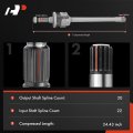 A-premium Cv Axle Shaft Assembly Compatible With Polaris Ranger 500 2002-2005 Series 10 And 11 Front Left Or Right Replace