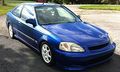 Cuztom Tuning Jdm Anodized Blue Aluminum Engine Swap Hood Vent Riser Spacers Kit -a Pair
