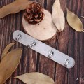 Uxcell 4pcs Straight Bracket Stainless Steel Flat Brace Fastener Brackets Corner Protector Supporter With Screws 100mm