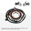 Motorcycle Stator Coil Replacement For 32101-24b02-000 Ls650 Savage 1986-2004 Boulevard S40 2005-2017 St400v Ls400f Ls400u
