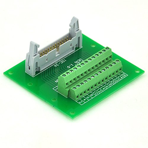 Electronics-salon Idc26 2x13 Pins 0 1 Male Header Breakout Board Terminal Block Connector