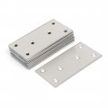 100mmx50mmx2mm Stainless Steel Flat Mending Repair Plate Fixing Bracket 12pcs 