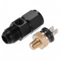 Uxcell 1 Set Auto Engine Temperature Cooling Fan Switch Fitting Adapter 8an 210 F On-195 Off