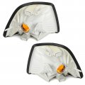 Topteng Signal Parking Lights Corner Car Lamps Pair Fits For Bmw E36 3-series 4dr Sedan Hatchback 1992-1998