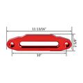 10 Red Aluminum 8000-15000 Lbs Hawse Fairlead For Synthetic Winch Rope Cable Atv Utv