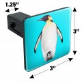 Penguin And Baby Chick Nestling Tow Trailer Hitch Cover Plug Insert