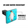 Penguin And Baby Chick Nestling Tow Trailer Hitch Cover Plug Insert
