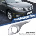 Uxcell 1 Pcs Fog Light Grille Cover Trim Lamp No 814810e060 For Toyota Highlander 2013-2013