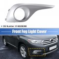 Uxcell 1 Pcs Fog Light Grille Cover Trim Lamp No 814810e060 For Toyota Highlander 2013-2013