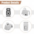 Uxcell Sun Visor Support Clip Retainer For Volkswagen Touareg 2011-2018 No 4l0859561 Holder Bracket Hanger Plastic Gray Anti