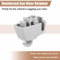 Sun Visor Support Clip Retainer For Volkswagen Touareg 2011-2018 No 4l0859561 Holder Bracket Hanger Plastic Gray Anti Vibration