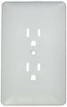 Taymac Mw2000w Masque Series Nonmetallic Wallplate One Grounded Duplex Single Gang White Textured 