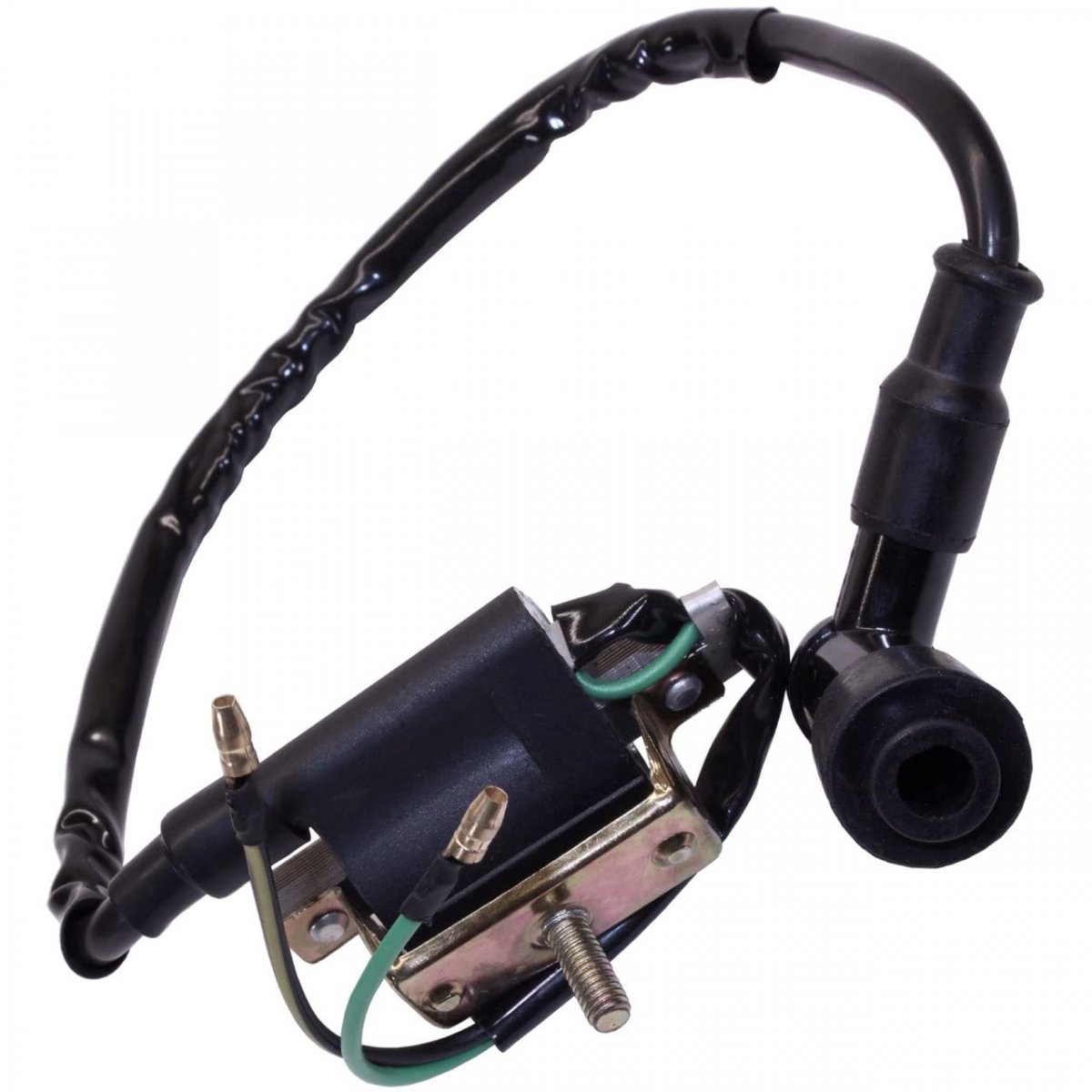 Procompany 12v 2 Pins Ignition Coil For 50cc 70cc 90cc 110cc 125cc 4 Cycle Horizontal Engine