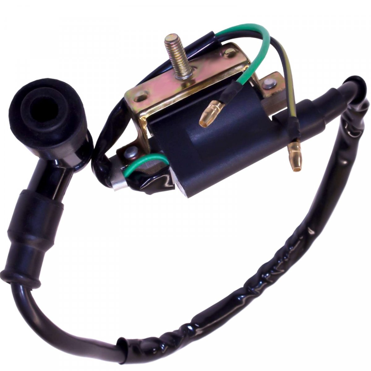 Procompany 12v 2 Pins Ignition Coil For 50cc 70cc 90cc 110cc 125cc 4 Cycle Horizontal Engine