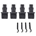Rear Sliding Door Sun Shade Hook Clips 4 Pack For 2005 2010 Honda Odyssey Black Part Number 83715 Shj A21za 83 715 