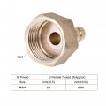 Uxcell Brass Barb Hose Fitting Connector Adapter 10mm Barbed X G3 4 Female Pipe With Clamp And Washer