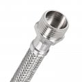 Uxcell 16 Inch Long Faucet Supply Line Connector G1 2 Female Compression Thread X Male Straight 304 Stainless Steel Water Hose