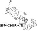Febest 1876-c100r-kit Rear Brake Cylinder Piston 