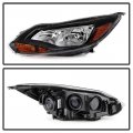 Acanii For Halogen Model 2012 2013 2014 Ford Focus W Black Trim Headlight Headlamp Oe Style Assembly Driver Side