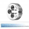 Uxcell 3pcs Metric Hand Tap And Die Set M8 X 1 25 Taper Plug Thread Taps Rounding Tapping Tool Kit For Thread Repair