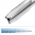 Uxcell 3pcs Metric Hand Tap And Die Set M8 X 1 25 Taper Plug Thread Taps Rounding Tapping Tool Kit For Thread Repair