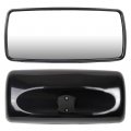 Ocpty Truck Hood Mirrors Fit For 2003-2017 Freightliner M2 100 106 112 114sd Side Door Upper Mirror Lens Heated Black Housing