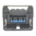 Electrical Connector For Porsche Boxster 1997 2007 Plastic With Metal Blade Terminal Push On Attachment Black Alx Pau Si Hp3975