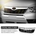 Front Grille Assembly W Chrome Trim For Subaruester 2011-2013 Upper Bumper Grill Replacement For 91121sc040 91122sc050