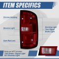 Auto Dynasty Factory Style Rear Tail Lights Brake Lamps Assembly With Running Light Compatible Chevy Colorado 2015-2022 Driver