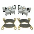 1912134 Front Left Right Brake Caliper Set W Pads-easy To Install Fit For Polaris 2018 Ranger Crew 1000xp Ps All Options R10